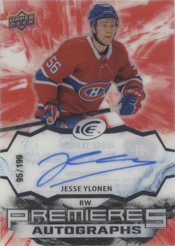 2021-22 Upper Deck Ice - Jesse Ylonen #IPA-JY