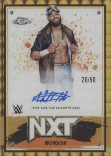 2025 Topps Chrome WWE - Oro Mensah #NXT-ORO