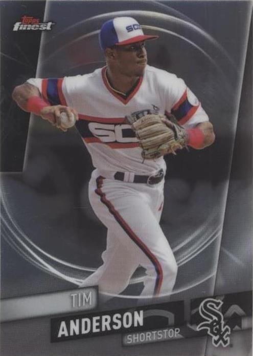 2019 Topps Finest - Tim Anderson #66