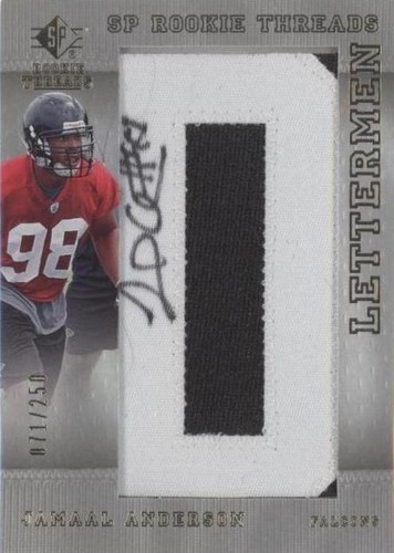 2007 SP Rookie Threads Jamaal Anderson #120