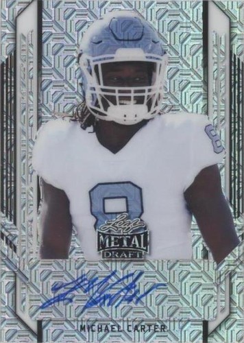 2021 Leaf Metal Draft Michael Carter #PA-MC1