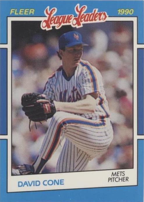 1990 Fleer Baseball's League Leaders - David Cone #7