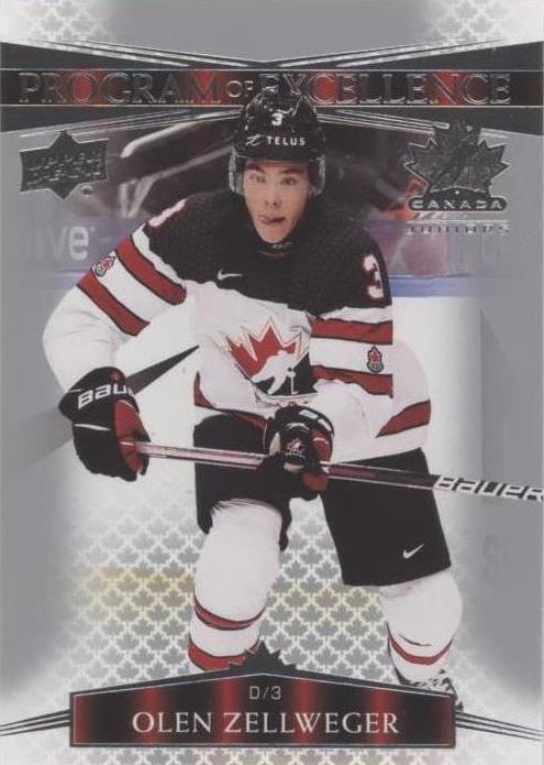 2022 Upper Deck Team Canada Juniors - Olen Zellweger #120