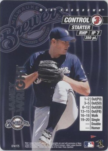 2001 MLB Showdown Pennant Run - Jamey Wright #074