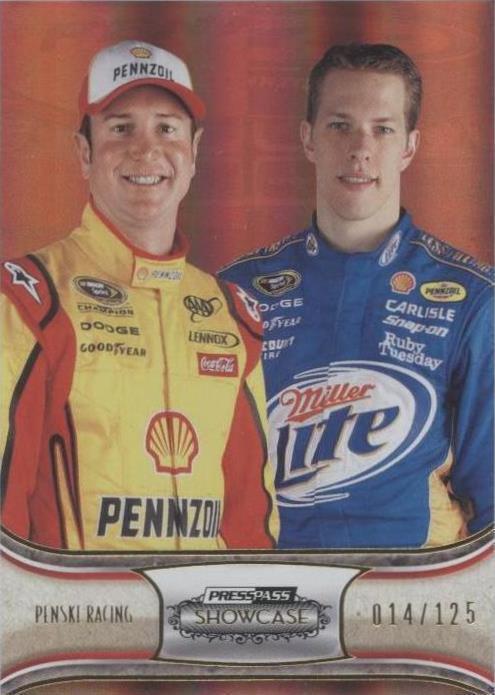 2011 Press Pass Showcase - Brad Keselowski Kurt Busch #60