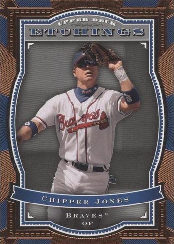 2004 Upper Deck Etchings - Chipper Jones #49