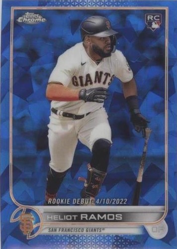 2022 Topps Chrome Update Series Sapphire Edition - Heliot Ramos #US187