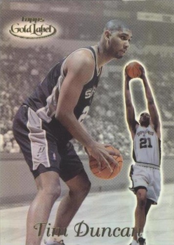 1999-00 Topps Gold Label - Tim Duncan #1