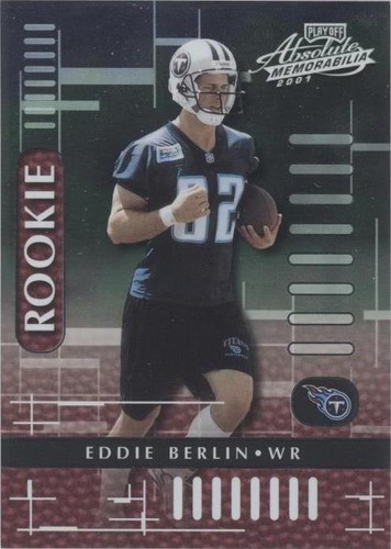 2001 Playoff Absolute Memorabilia Eddie Berlin #148