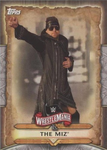 2020 Topps WWE Road to Wrestlemania - The Miz #WM-48