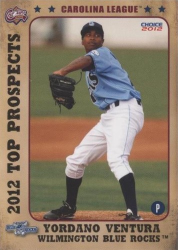 2012 Choice Carolina League Top Prospects - Yordano Ventura #16