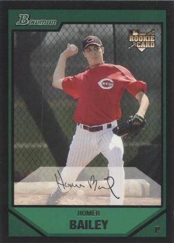 2007 Bowman Draft Picks & Prospects - Homer Bailey #BDP46