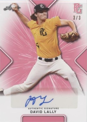 2021 Leaf Perfect Game National Showcase - David Lally #BA-DL2