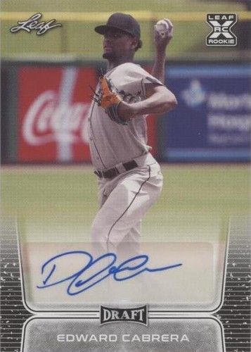 2020 Leaf Draft - Edward Cabrera #BA-EC1