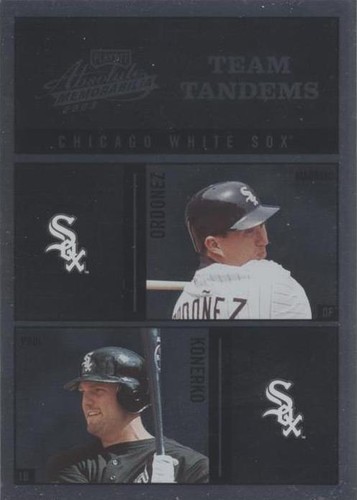 2003 Playoff Absolute Memorabilia - Magglio Ordonez Paul Konerko #TTA-5