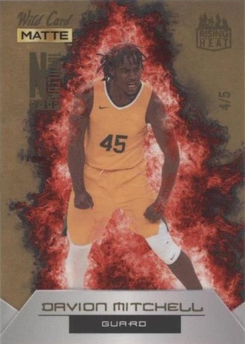 2022 Wild Card MATTE National Convention - Davion Mitchell #RHN-4