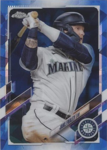 2021 Topps Chrome Sapphire Edition - Jake Fraley #402