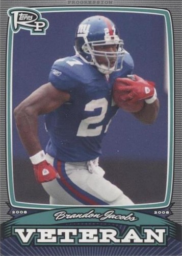 2008 Topps Rookie Progression Brandon Jacobs #PV-BJ