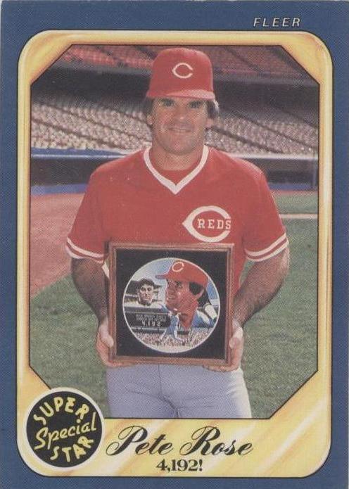 Fleer 1986 - Pete Rose #628