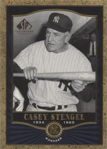 2001 SP Legendary Cuts - Casey Stengel #90