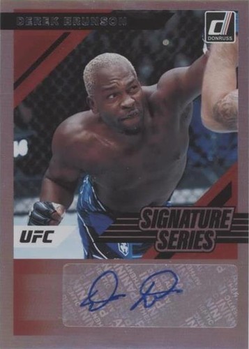 2022 Donruss UFC - Derek Brunson #SS-DBR