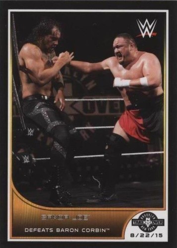 2016 Topps WWE Road to Wrestlemania - Samoa Joe #108