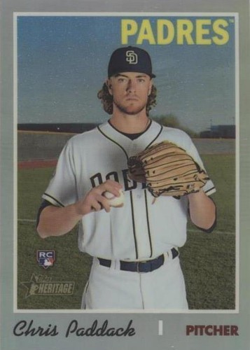 2019 Topps Heritage High Number - Chris Paddack #THC-703