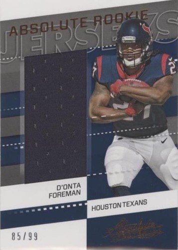 2017 Panini Absolute D'onta Foreman #13