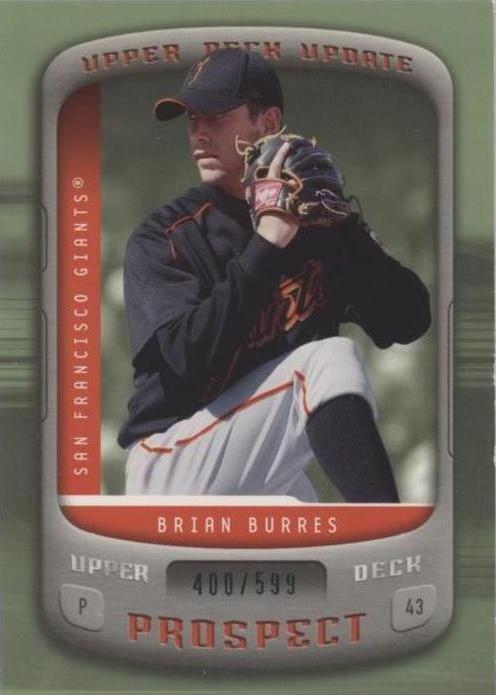 2005 Upper Deck Update - Brian Burres #106