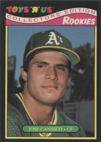 1987 Topps Toys R Us Rookies - Jose Canseco #5