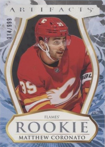 2023-24 Artifacts Matthew Coronato #171 Flames Gold Jersey