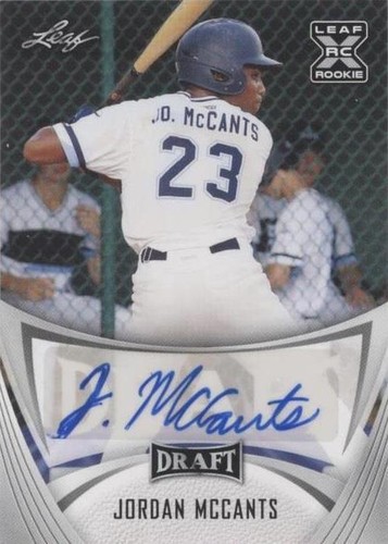 2021 Leaf Draft - Jordan McCants #BA-JM2