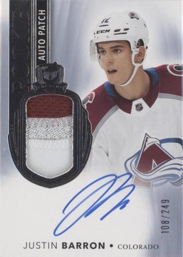 2021-22 Upper Deck The Cup - Justin Barron #185