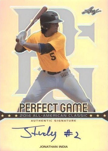 2014 Leaf Metal Draft - Jonathan India #PGM-JI1