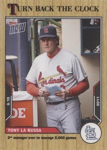 2021 Topps Now Turn Back the Clock - Tony LaRussa #71