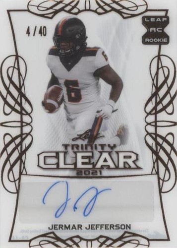 2021 Leaf Trinity Jermar Jefferson #CA-JJ2