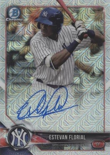 2018 Bowman - Estevan Florial #BMA-EF