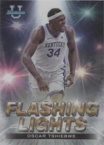 2022-23 Bowman University Best - Oscar Tshiebwe #FL-9