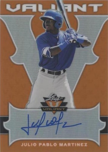 2018 Leaf Valiant - Julio Pablo Martinez #BA-JPM