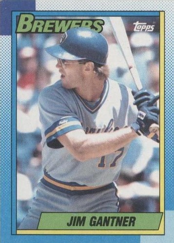 1990 Topps - Jim Gantner #417