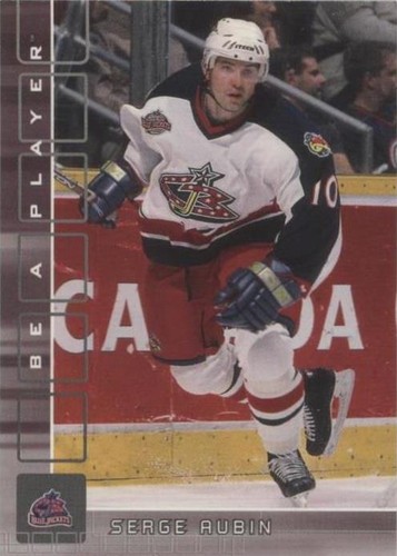 2001-02 In the Game Be A Player Memorabilia - Serge Aubin #130
