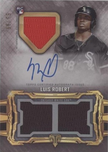 2020 Topps Triple Threads - Luis Robert #RFPAR-LR