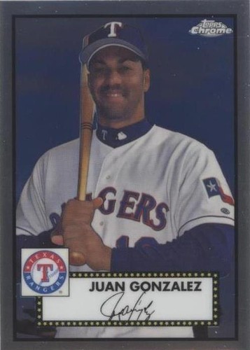 2021 Topps Chrome Platinum Anniversary - Juan González #546
