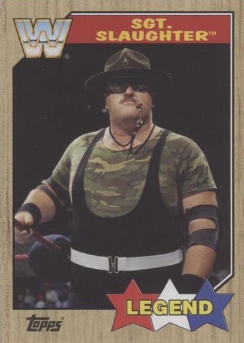 2017 Topps Heritage WWE - Sgt. Slaughter #93
