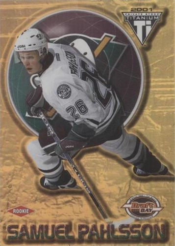 2000-01 Pacific Private Stock Titanium Draft Edition - Samuel Pahlsson #101