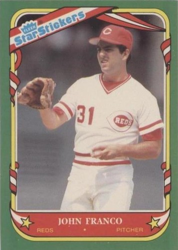 1987 Fleer Star Stickers - John Franco #41