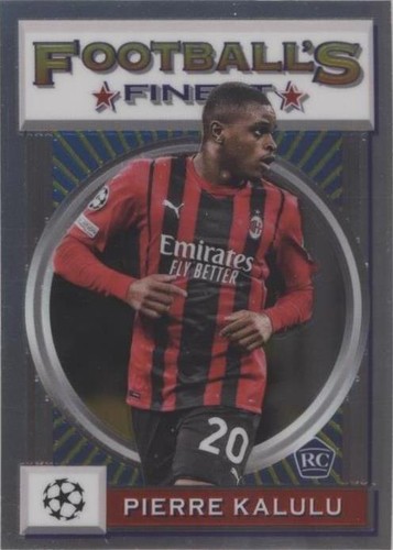 2021-22 Topps Finest Flashbacks UCL Pierre Kalulu #45