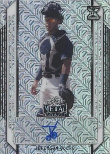 2021 Leaf Metal Draft - Jeferson Quero #BA-JQ1