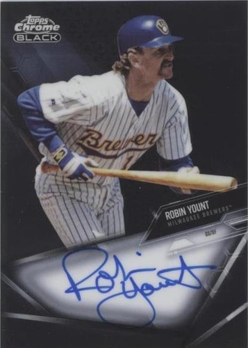 2021 Topps Chrome Black - Robin Yount #CBA-RY