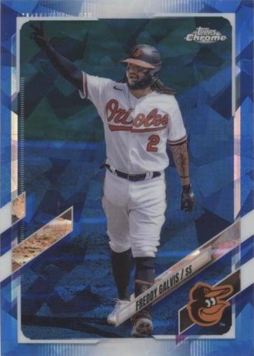 2021 Topps Chrome Update Series Sapphire Edition - Freddy Galvis #US292
